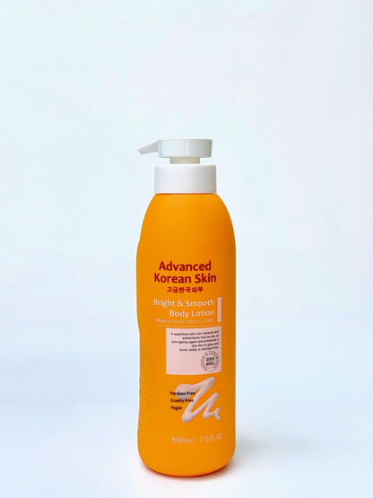 Advanced Korean Skin Bright & Smooth Body Lotion – 500mL