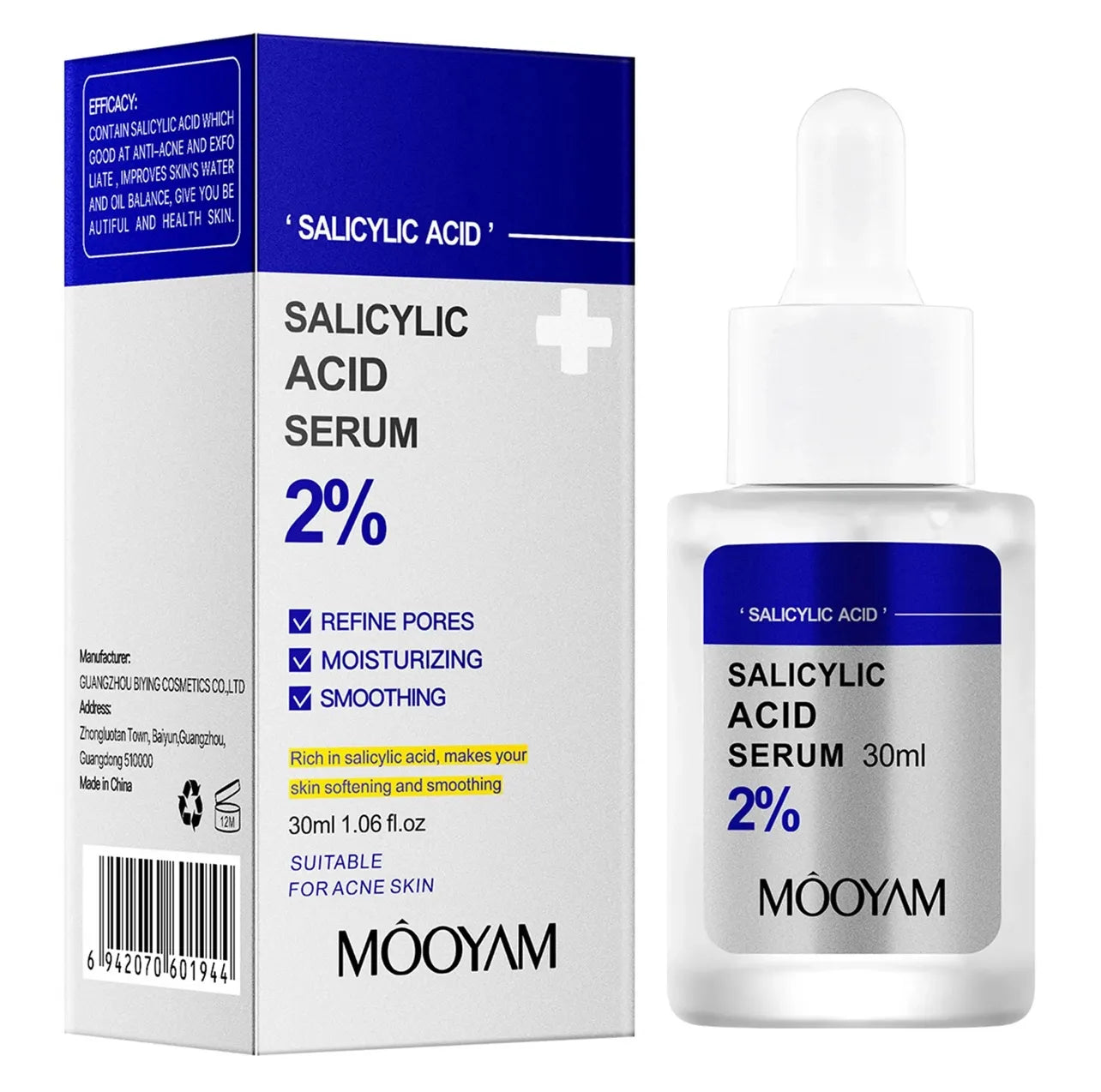 MOOYAM Salicylic Acid 2% Serum (30ml)