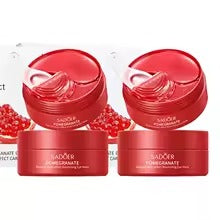 SADOER Red Pomegranate Aloe Vera Eye Mask (60 pieces / 30 pairs)