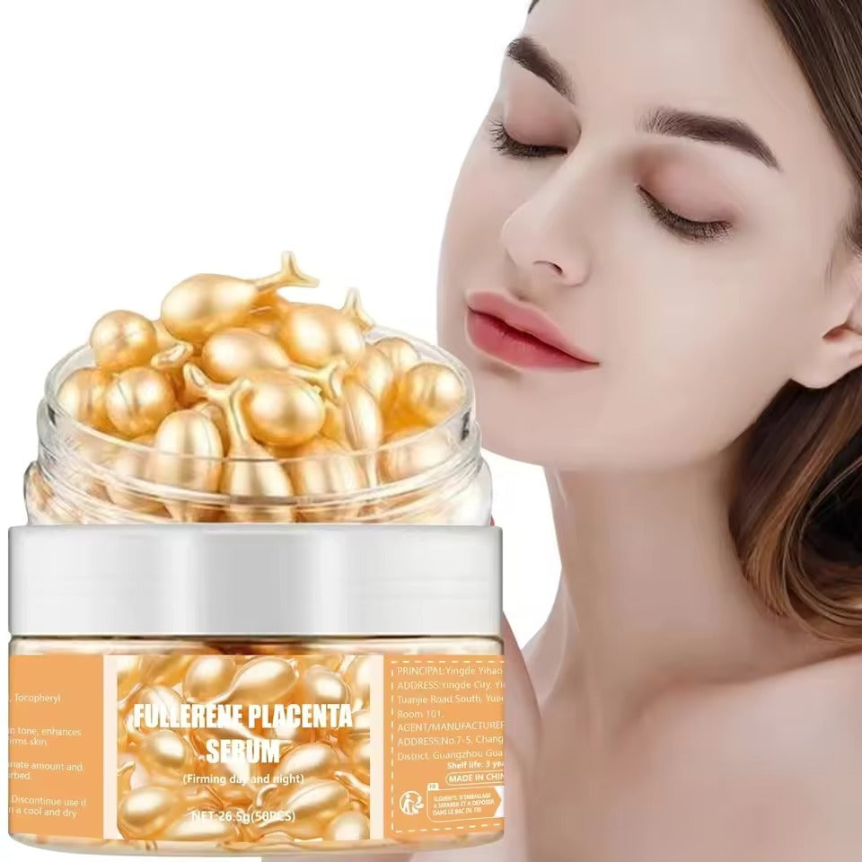 Fullerene Collagen Face Care Capsules Serum
