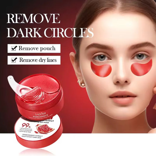 SADOER Red Pomegranate Aloe Vera Eye Mask (60 pieces / 30 pairs)