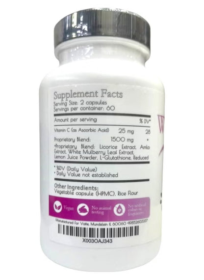 Whitening Skin 90000mg Blend Glutathione – 120 Capsules