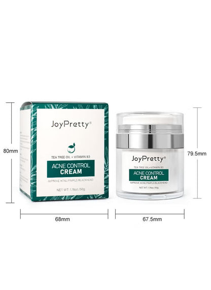 JoyPretty Acne Control Cream with Tea Tree Oil & Vitamin B3 (Niacinamide)