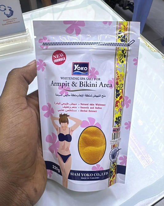 YOKO Whitening Spa Salt for Armpit & Bikini Area