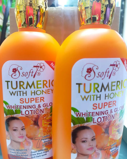 Soft7 Turmeric with Honey Super Whitening & Glow Lotion