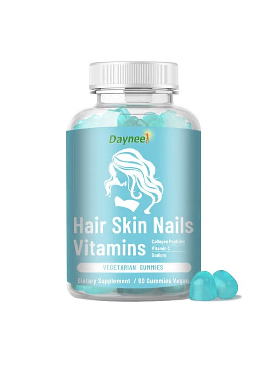 Daynee Hair Skin Nails Vitamins Gummies – 60 Capsules