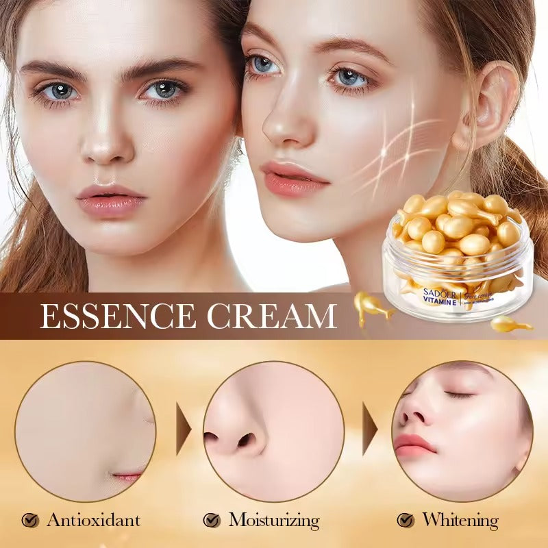 SADOER Vitamin E Face Essence Cream Capsules