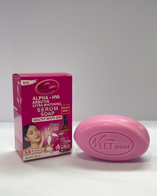Veetgold Alpha-HYA Arbutin Extra Whitening Serum Soap