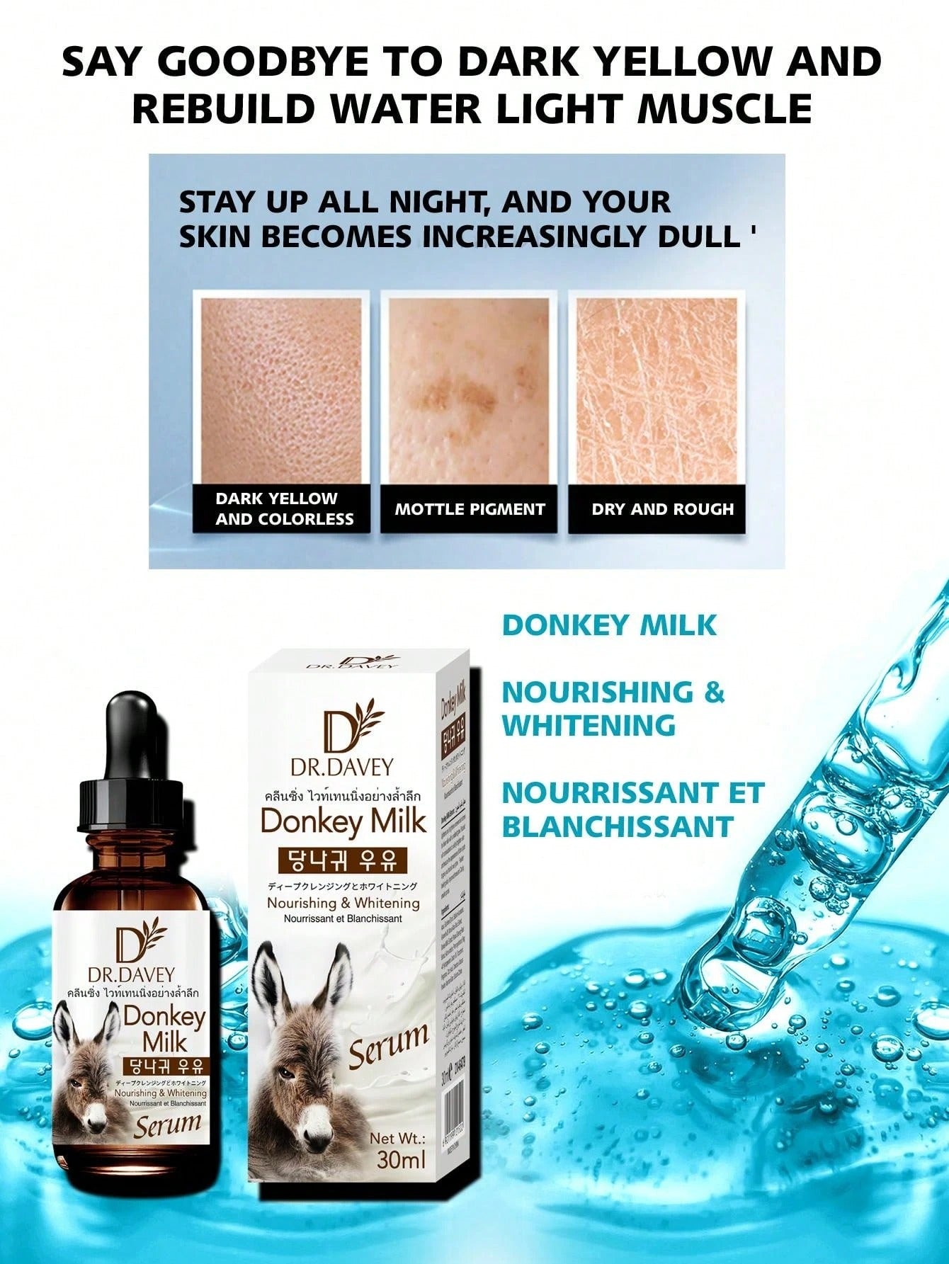 Dr. Davey Donkey Milk Nourishing & Whitening Serum