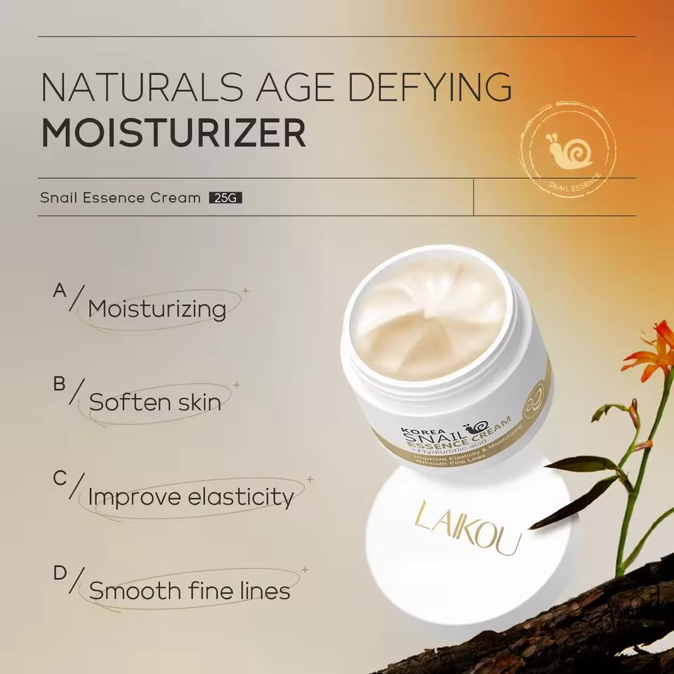 LAIKOU Korea Snail Essence Cream with Hyaluronic Acid