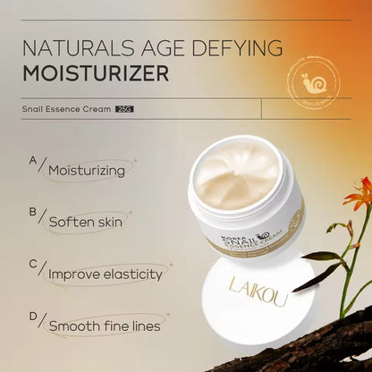 LAIKOU Korea Snail Essence Cream with Hyaluronic Acid
