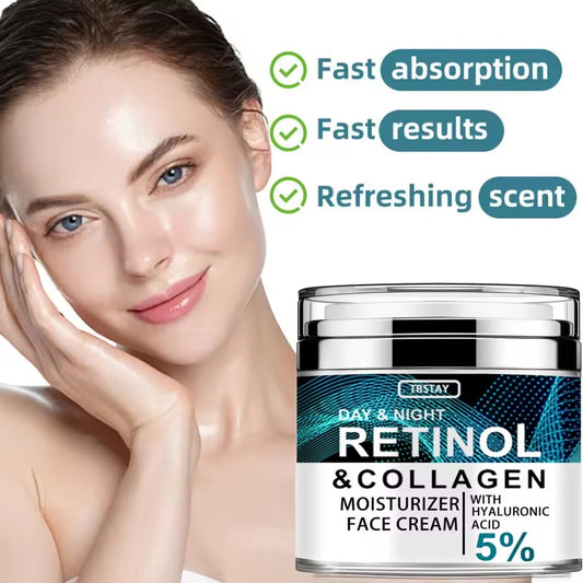 TRSTAY Day & Night Retinol & Collagen Face Cream