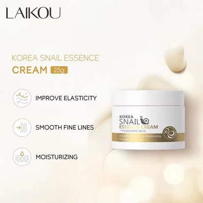 LAIKOU Korea Snail Essence Cream with Hyaluronic Acid
