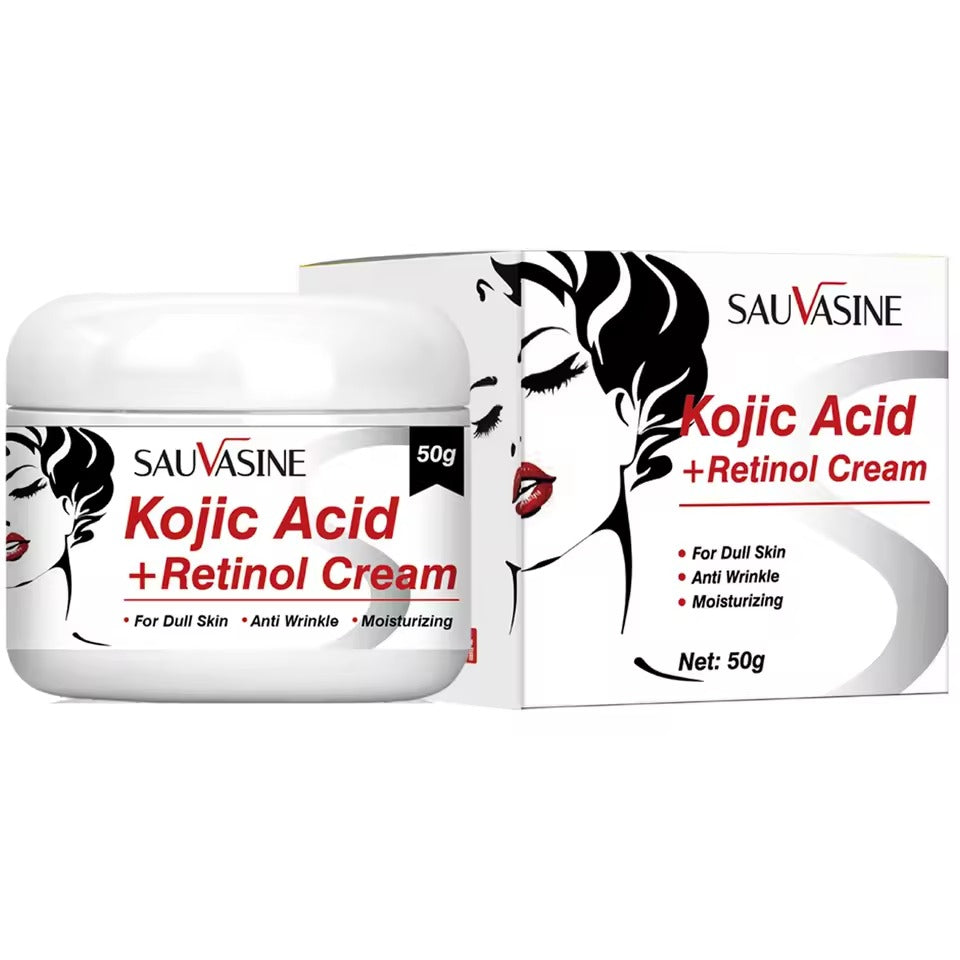 SAUVASINE Kojic Acid + Retinol Face Cream