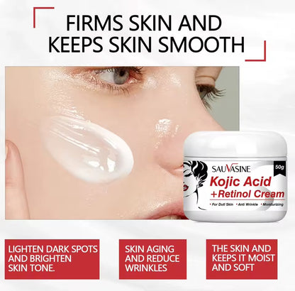 SAUVASINE Kojic Acid + Retinol Face Cream
