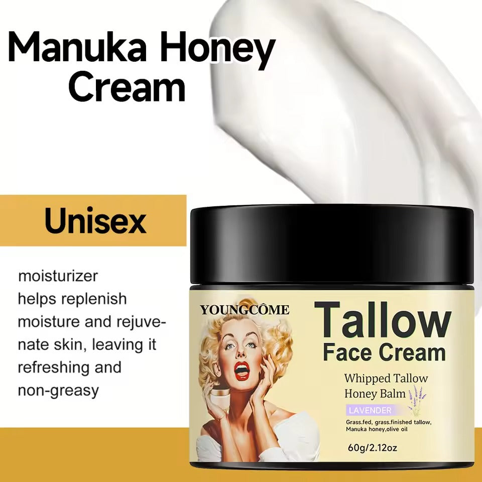 YOUNGCOME Whipped Tallow Honey Balm Face Cream