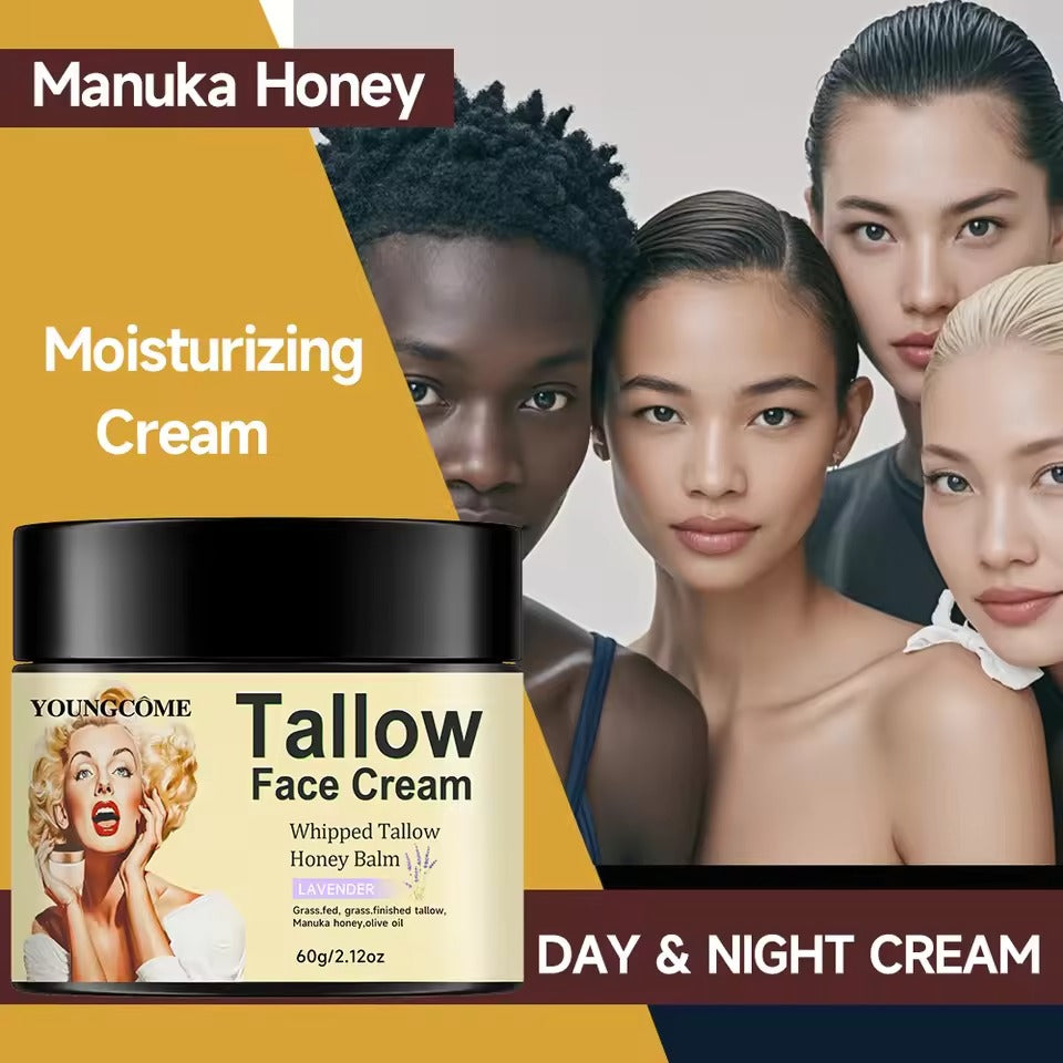 YOUNGCOME Whipped Tallow Honey Balm Face Cream