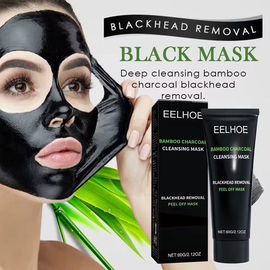 EELHOE Bamboo Charcoal Tear‑Off Mask – Blackhead Remover & Deep Pore Cleanser