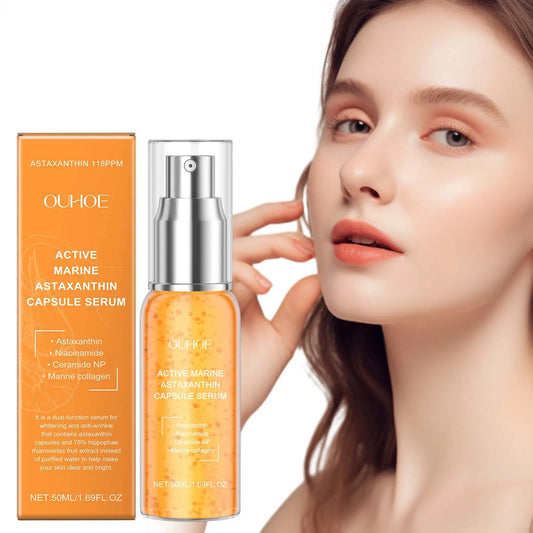 OUHOE Collagen Astaxanthin Face Capsule Serum
