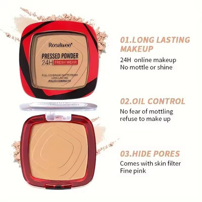 Matte Full Coverage Pressed Powder Foundation
