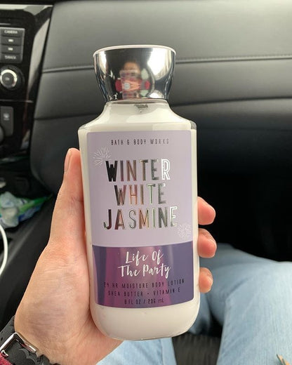 Bath & Body Works Winter White Jasmine Life of the Party Body Lotion – 236 mL