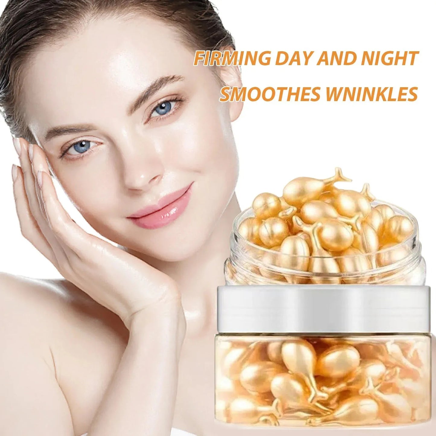Fullerene Collagen Face Care Capsules Serum