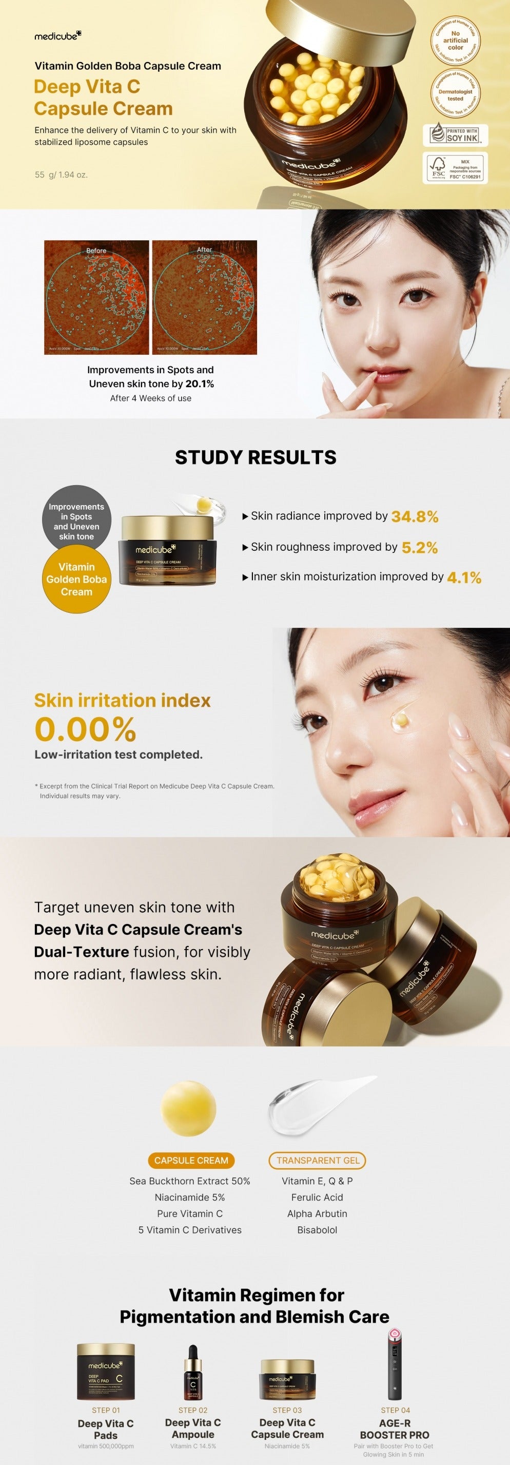 Medicube Deep Vita C Capsule Cream 55g