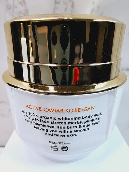 Active Caviar Drip Kojie San Face Cream – Spot Removal & Brightening with SPF 15 (15g)