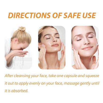 Fullerene Collagen Face Care Capsules Serum