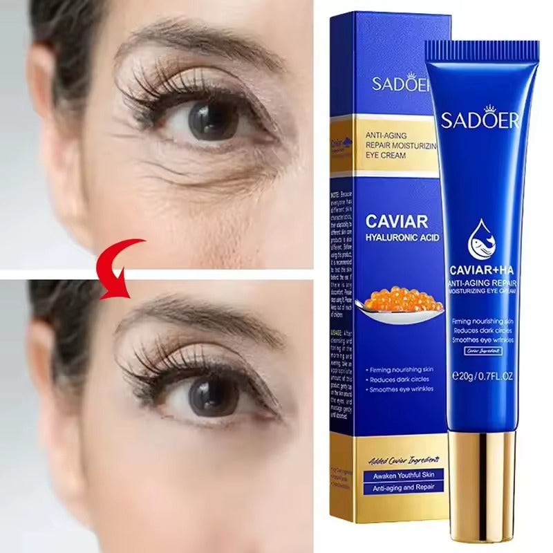 SADOER Caviar + HA Anti‑Aging Repair Moisturizing Eye Cream