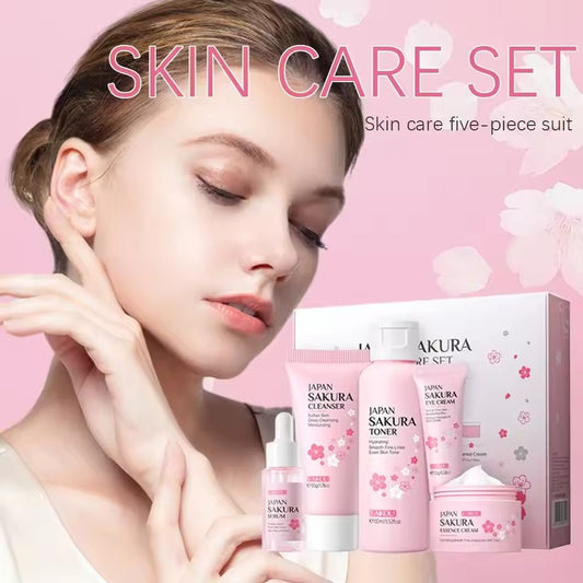 LAIKOU 5pcs Sakura Skin Care Set