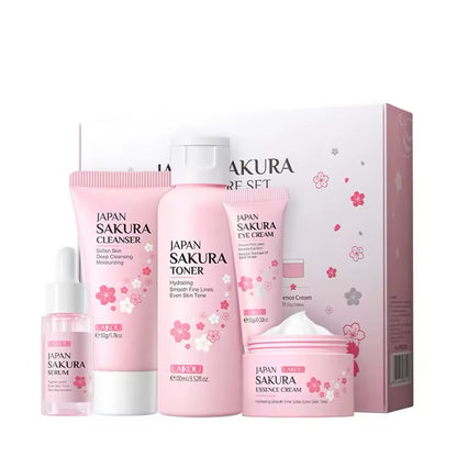 LAIKOU 5pcs Sakura Skin Care Set
