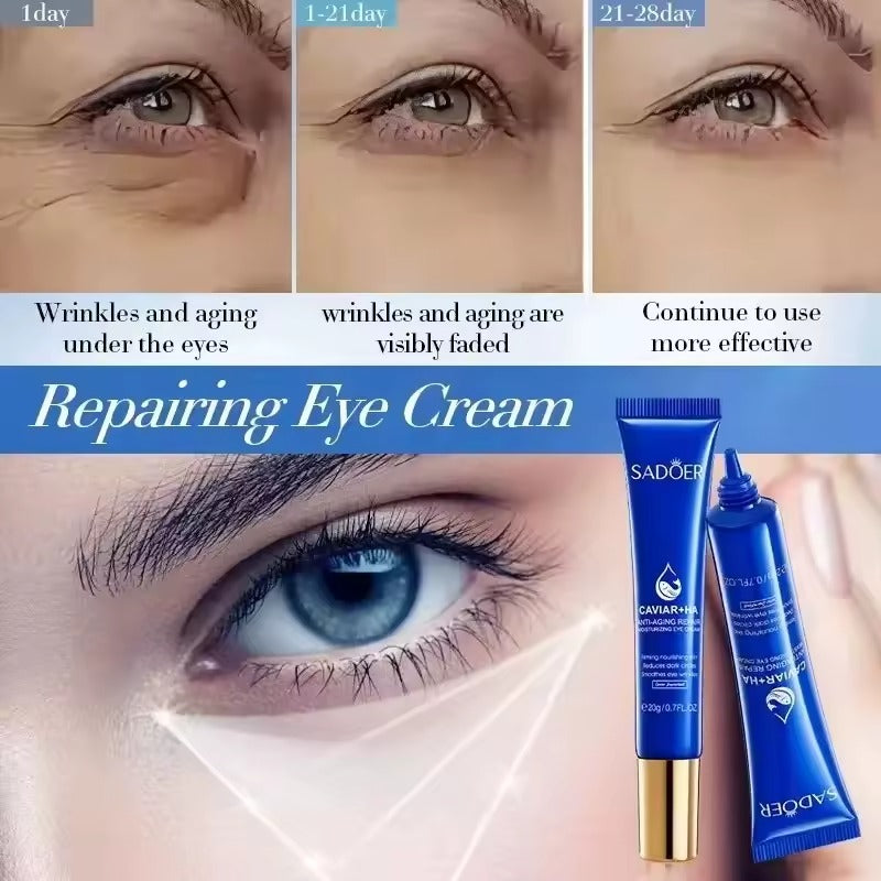 SADOER Caviar + HA Anti‑Aging Repair Moisturizing Eye Cream