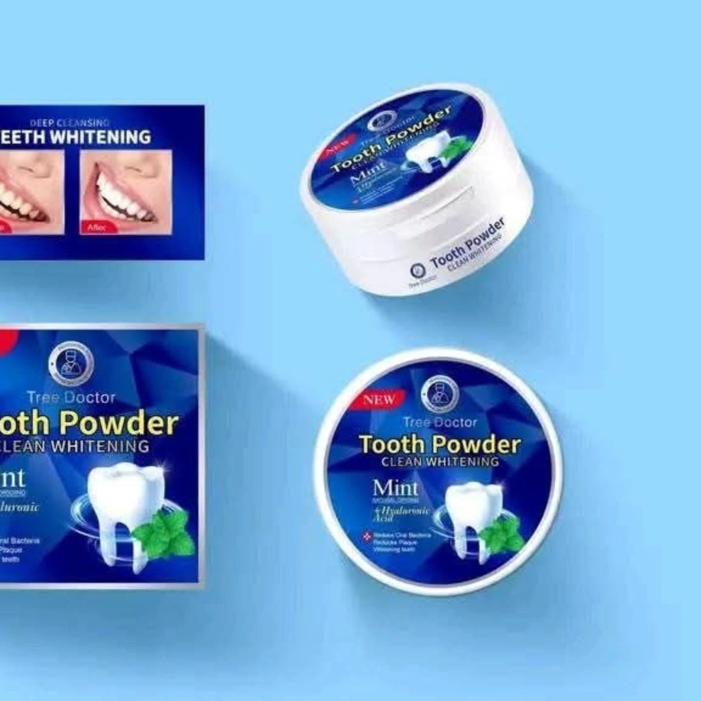 Tree Doctor Mint Clean Whitening Tooth Powder