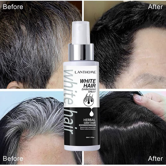🔥 SALE — LANTHOME White Hair Darkening Spray | Cover Gray Hair Instantly | Men & Women | KSh 2,200 (