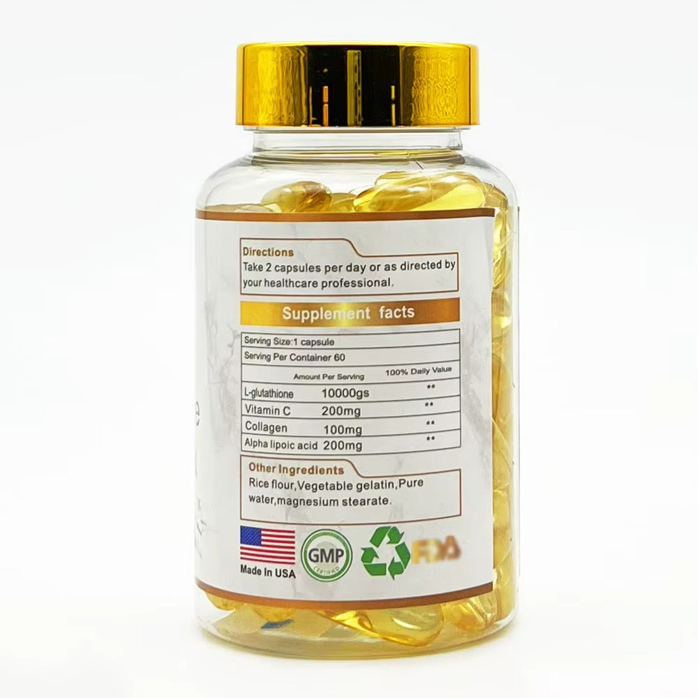 Glutathione skin whitening and immune booster