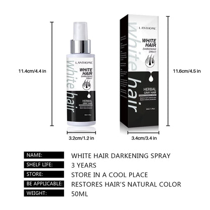 🔥 SALE — LANTHOME White Hair Darkening Spray | Cover Gray Hair Instantly | Men & Women | KSh 2,200 (