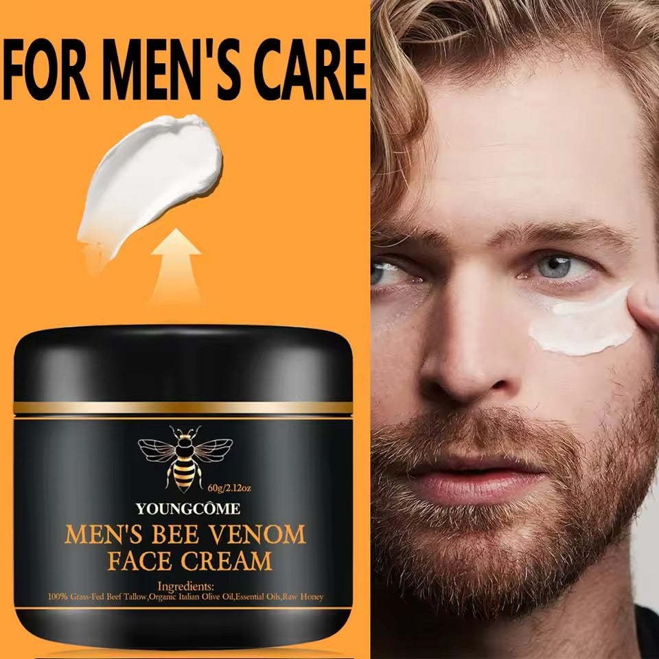 YOUNGCOME Men’s Bee Venom Anti-Aging Face Cream