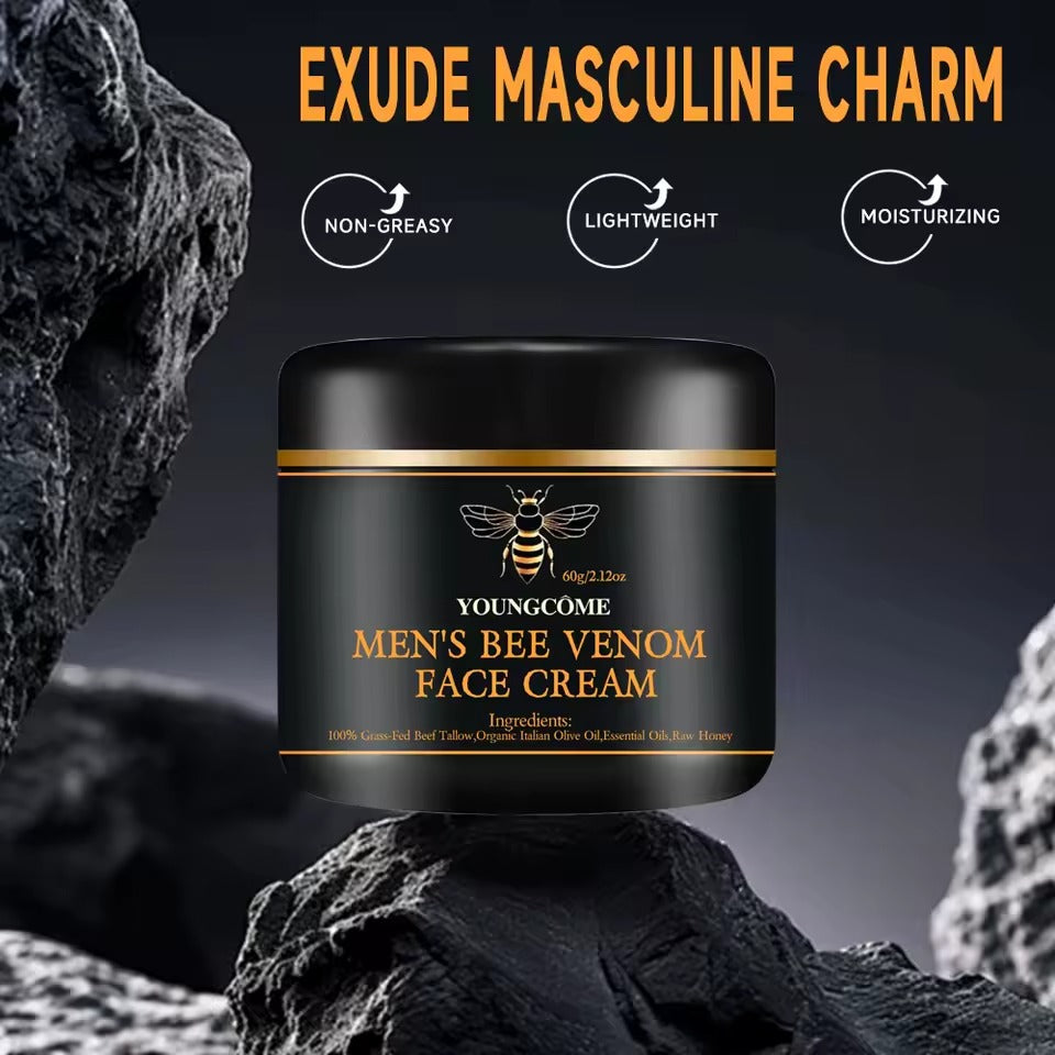 YOUNGCOME Men’s Bee Venom Anti-Aging Face Cream