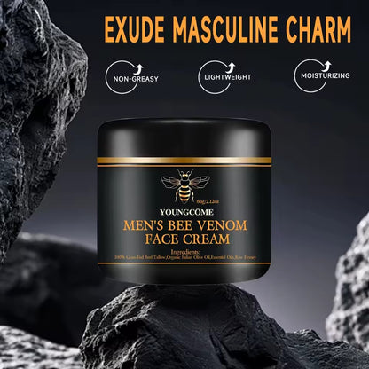 YOUNGCOME Men’s Bee Venom Anti-Aging Face Cream