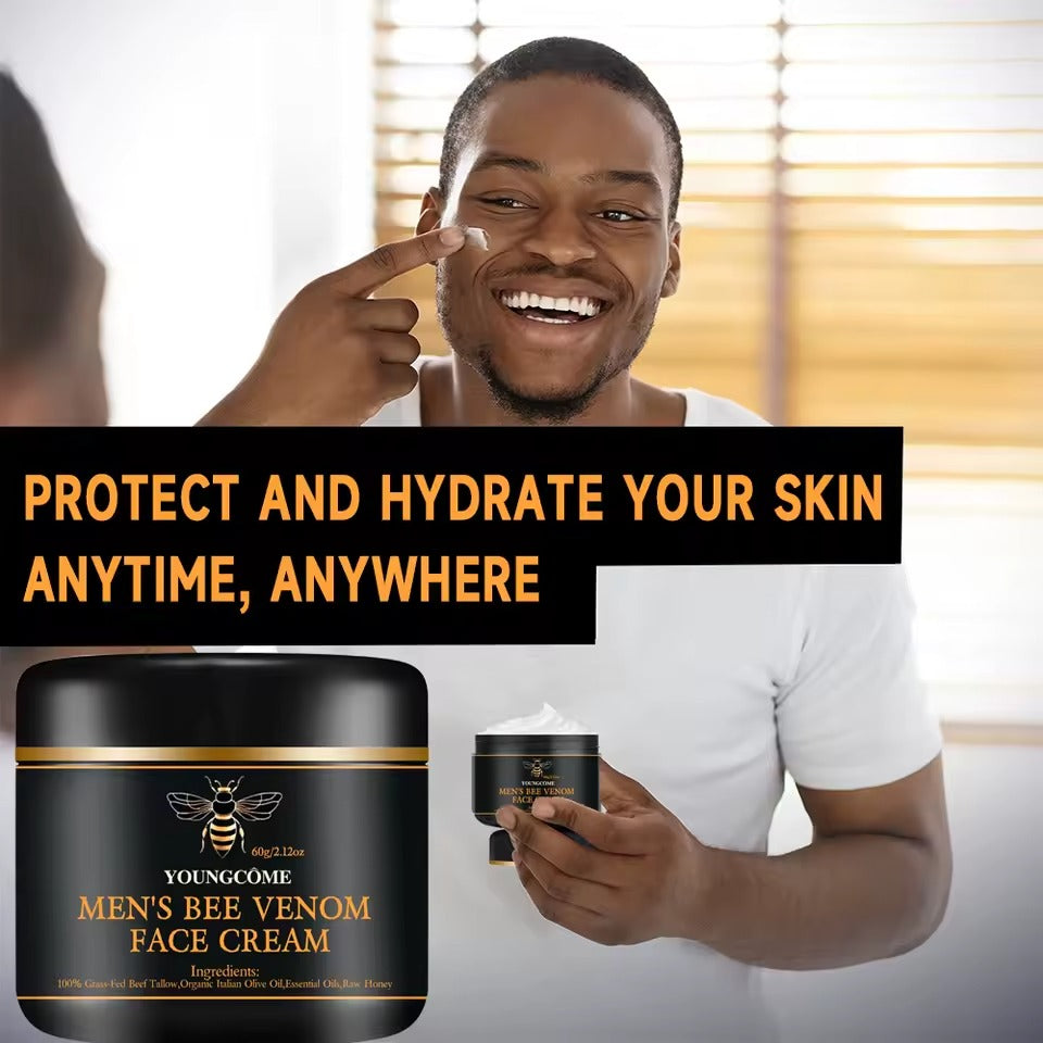 YOUNGCOME Men’s Bee Venom Anti-Aging Face Cream