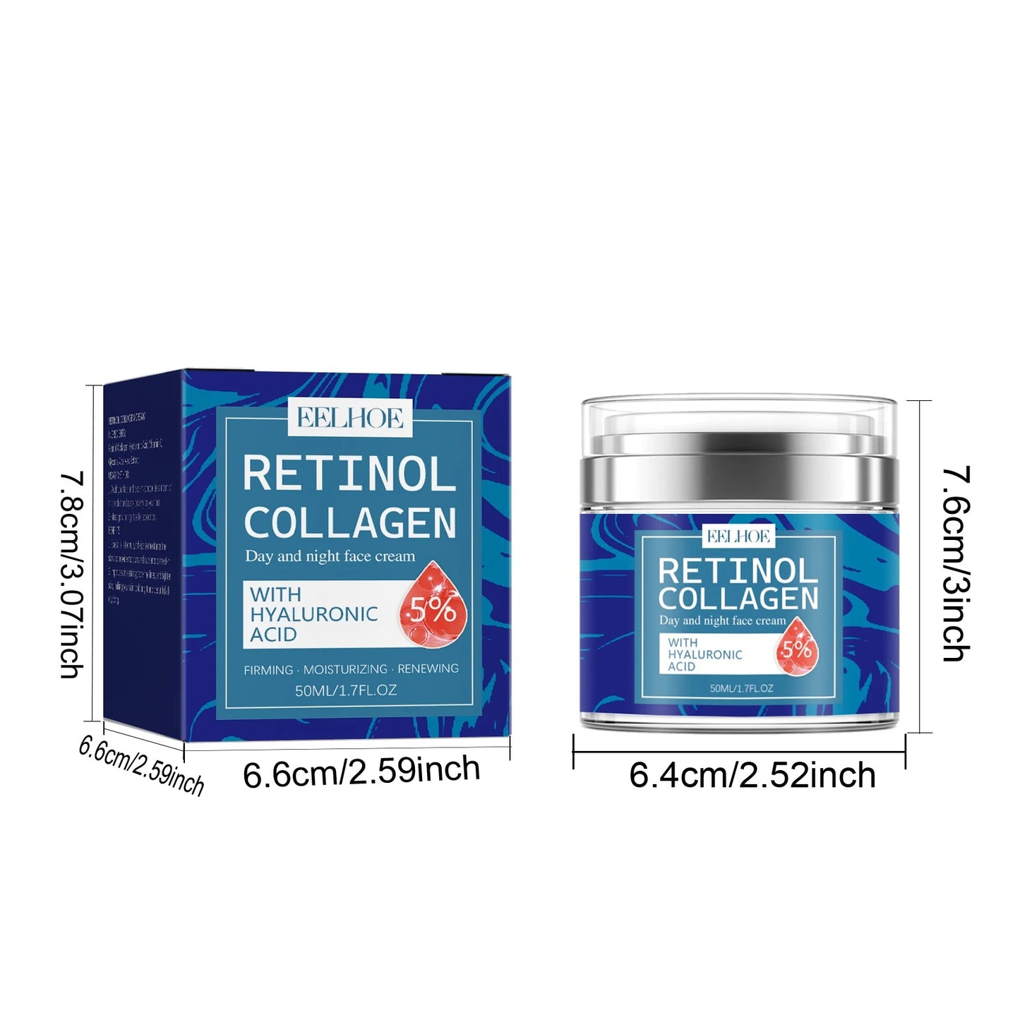 EELHOE Retinol Collagen Day & Night Face Cream