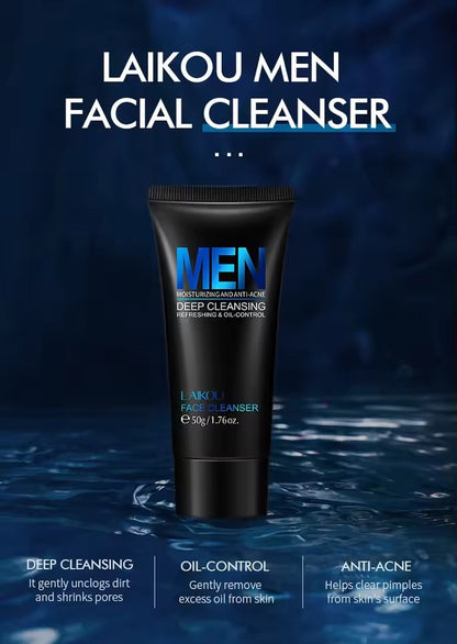 LAIKOU Men Facial Cleanser – Deep Clean & Oil Control (50 g)
