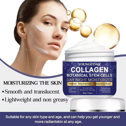 YOUNGCOME Collagen Hyaluronic Acid Day & Night Moisturizer