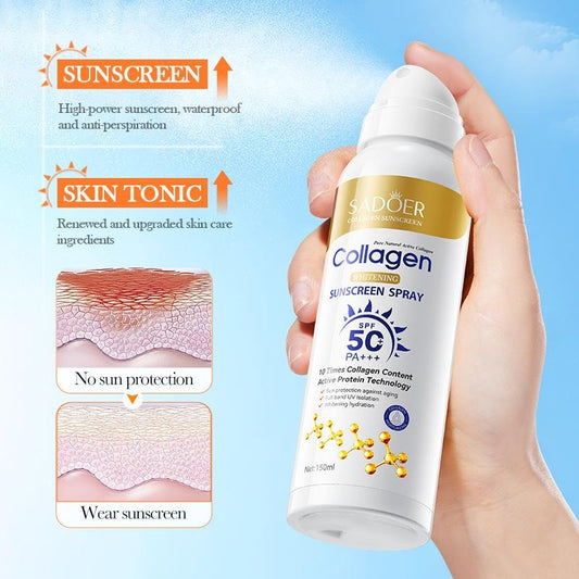 Sadoer Collagen Whitening Sunscreen Spray