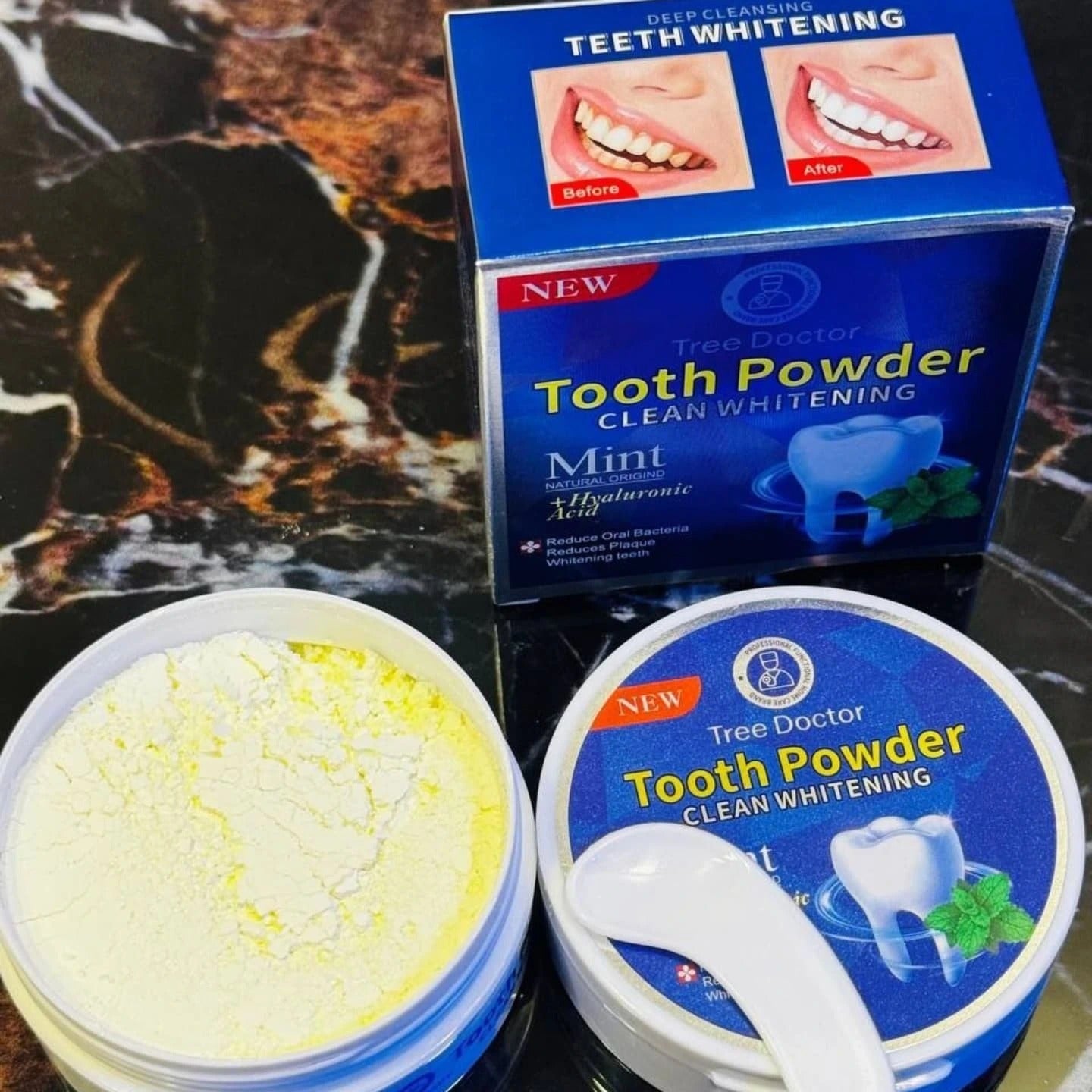 Tree Doctor Mint Clean Whitening Tooth Powder