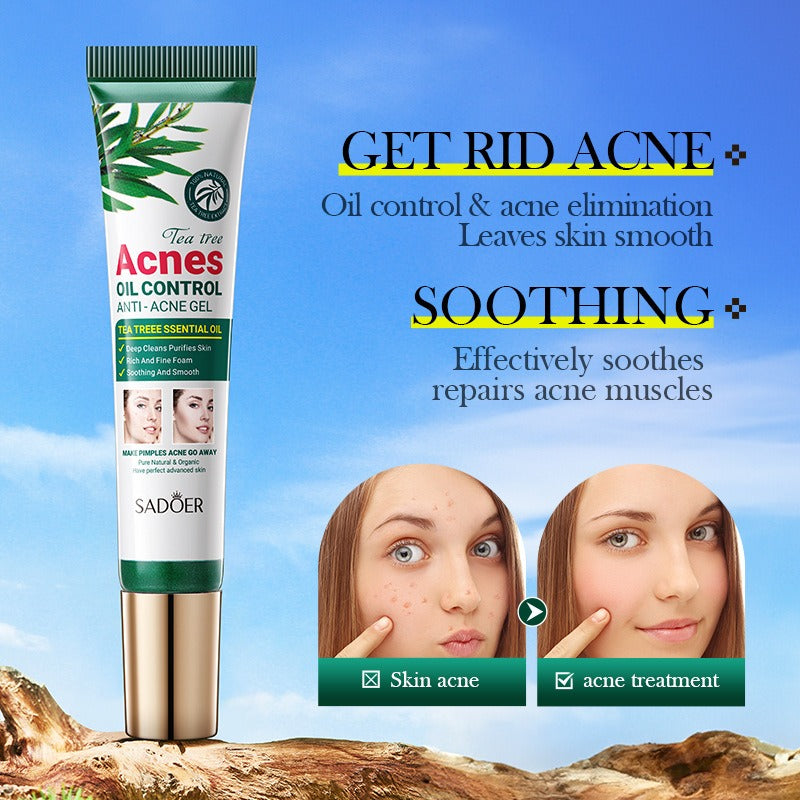 SADOER Tea Tree Oil Control Anti‑Acnes Gel (20 g)