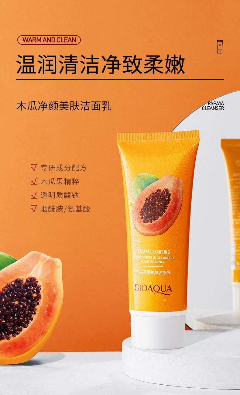BIOAQUA Papaya Cleansing Face Wash
