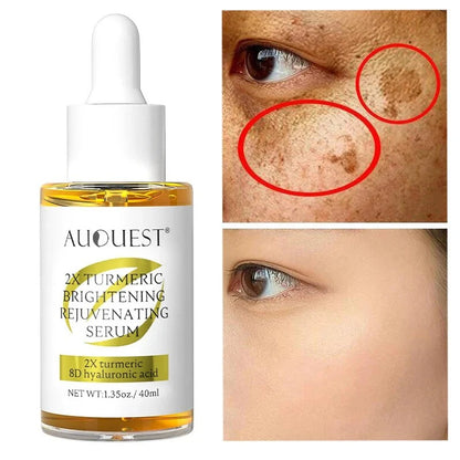 AUQUEST 2X Turmeric Brightening & Rejuvenating Serum – Glow Naturally, Every Day*