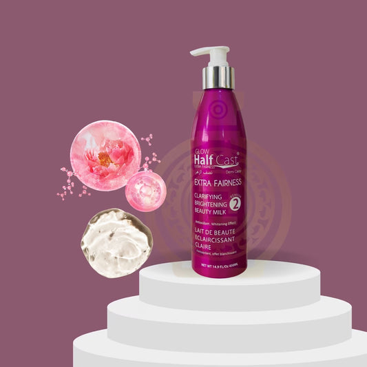Half Cast Extra Fairness Clarifying Brightening Beauty Milk 450ml